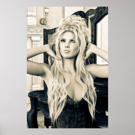 ochtend Victoriaans stijl Poster