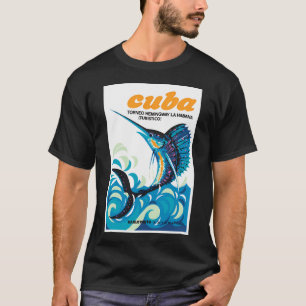 Ochtend zonsopgang - Twee amateurvissers op een bo T-shirt