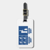 Ochtendbrouwerij, Avondbrouwerij Bagagelabel (Voorkant verticaal)