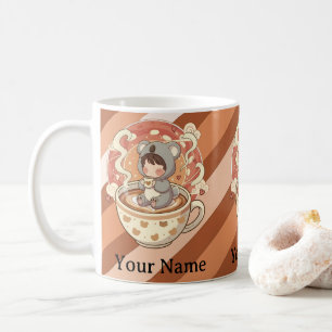 Ochtendcafeïne Kawaii Chibi Koala Koffiemok
