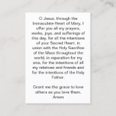 Ochtendgebed Kaart Visitekaartje (Achterkant)