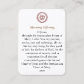 Ochtendgebed Kaart Visitekaartje (Achterkant)