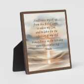 Ochtendgebed Plaquette met Ezel Fotoplaat (Voorkant)