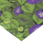 Ochtendglorie in paarse en groene tafelkleed (Gekanteld)
