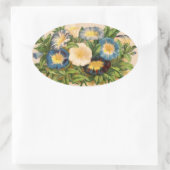 ochtendglorie ovale sticker (Tas)