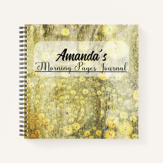 Ochtendjournaal opdrijven notitieboek (Voorkant)