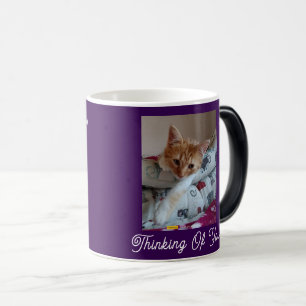 Ochtendkoffie Kleurveranderende mok voor kattenlie