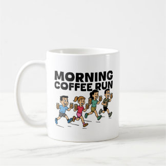 Ochtendkoffie run koffiemok