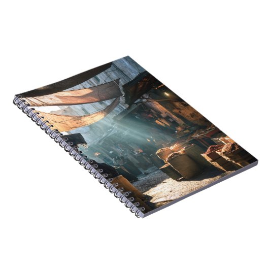 Ochtendlicht Ancient Spice Bazaar Notitieboek (Rechterzijde)