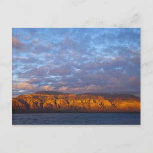 Ochtendlicht begroet de Sierra de la Giganta Briefkaart