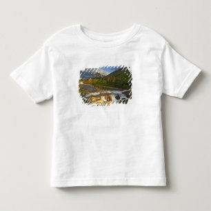 Ochtendlicht begroet Swiftcurrent Falls in de Kinder Shirts