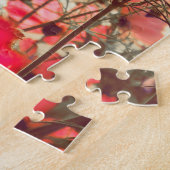 Ochtendlicht, bloeiende roze kosmos. legpuzzel (Zijkant)