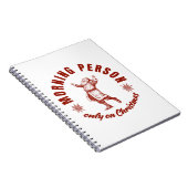 ochtendmens kerst notitieboek (Rechterzijde)