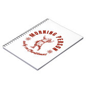 ochtendmens kerst notitieboek (Linkerzijde)