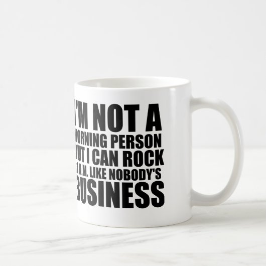 ochtendmens koffiemok (Rechts)