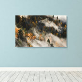Ochtendmist Canvas Afdruk (Insitu (Houten vloer))