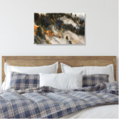 Ochtendmist Canvas Afdruk (Insitu (Slaapkamer))