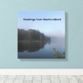 Ochtendmist Canvas Afdruk (Insitu (Houten vloer))