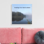 Ochtendmist Canvas Afdruk (Insitu (Woonkamer))