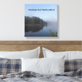Ochtendmist Canvas Afdruk (Insitu (Slaapkamer))