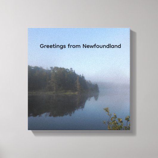 Ochtendmist Canvas Afdruk (Voorkant)