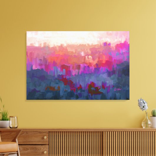 OCHTENDMIST CANVAS AFDRUK (Insitu (Woonkamer))