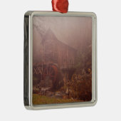 Ochtendmist Metalen Ornament (Rechts)