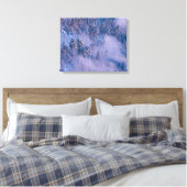 Ochtendmist (Winter) Canvas Afdruk (Insitu (Slaapkamer))