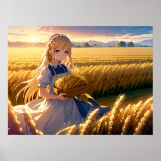 Ochtendoogst: Anime Fields Poster