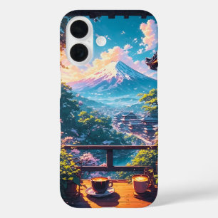 Ochtendrust over Fuji iPhone 16 Hoesje