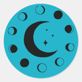 Ochtendster Ronde Sticker