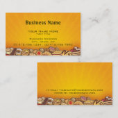 ochtendstrips ~ bc visitekaartje (Voorkant / Achterkant)