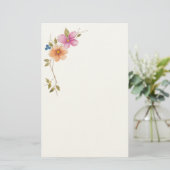 Ochtendweide Bloesems Briefpapier (Staand voorkant)
