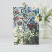  ochtendweide-insecten Else Wenz Vietor Bedankkaart (Staand voorkant)