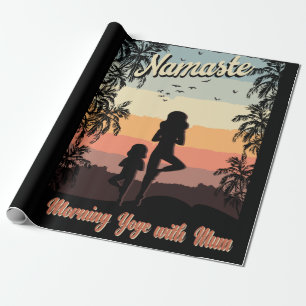 ochtendyoga met mum inpakpapier