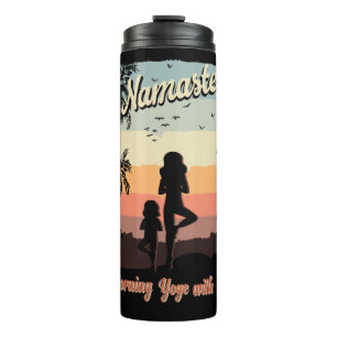 ochtendyoga met mum thermale tumbler thermosbeker