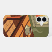 Ochtendzon koffie iPhone 16 hoesje (Achterkant horizontaal)