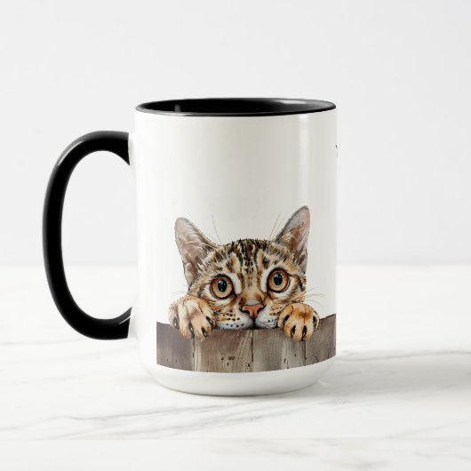 Ocicat Cat Mug (Gauche)