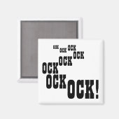 OCK! Multi-OCK! Vierkante magneet (Voorkant / Achterkant)