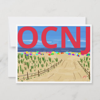 OCNJ DANK UW KAART