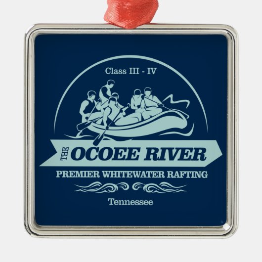 Ocoee (rafting2) metalen ornament (Voorkant)