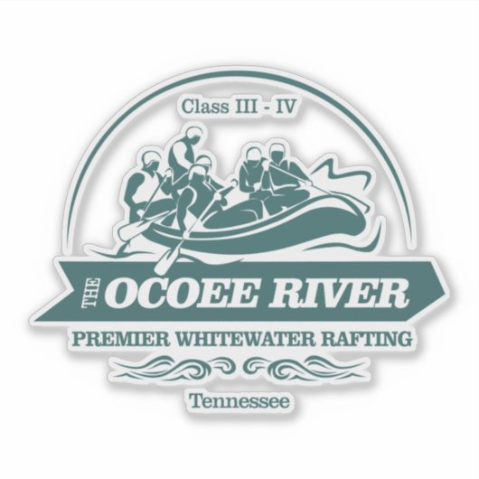 Ocoee (rafting2) sticker (Voorkant)