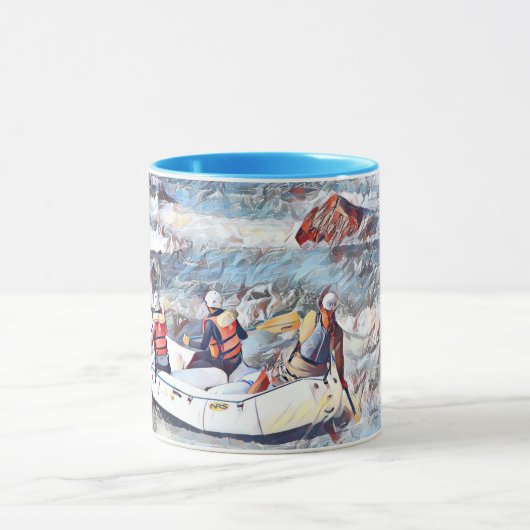 Ocoee River Tennessee Whitewater Rafting Schilderi Mok (Midden)