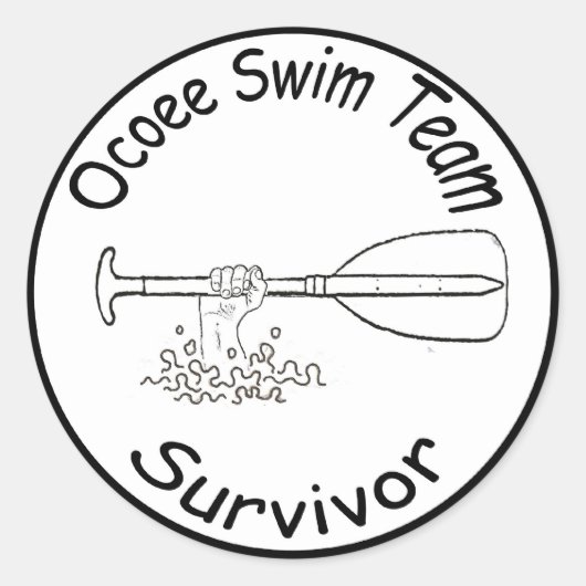 Ocoee Swim Team sticker (Voorkant)