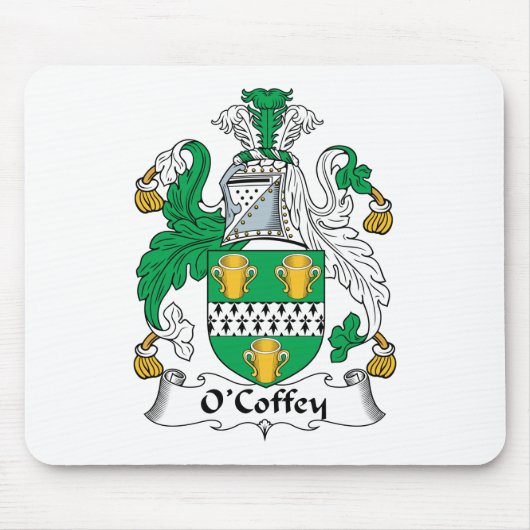O'Coffey Family Crest Muismat (Voorkant)