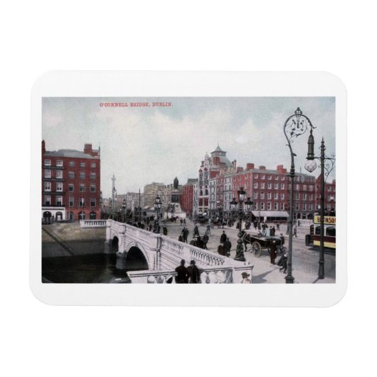 O'Connell Bridge, Dublin, Ierland, Magneet (Horizontaal)
