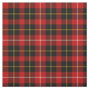 O'Connell Tartan Red en Black Irish Pset Stof