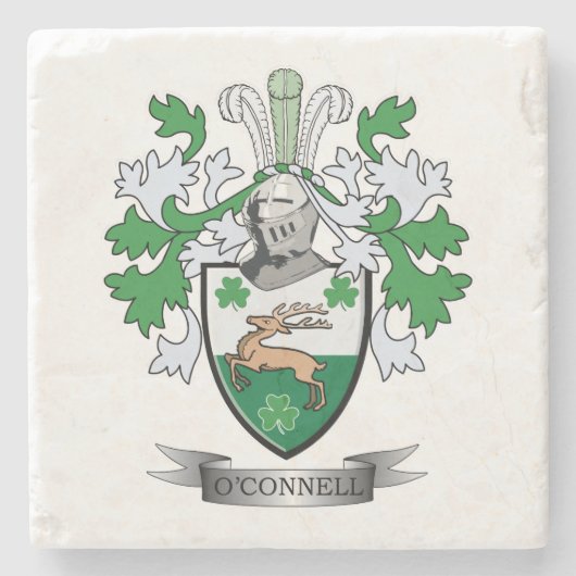 O'Connell-wapenschild Stenen Onderzetter (Voorkant)