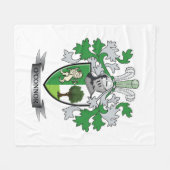 O'Connor Coat of Arms Fleece Deken (Voorkant (Horizontaal))
