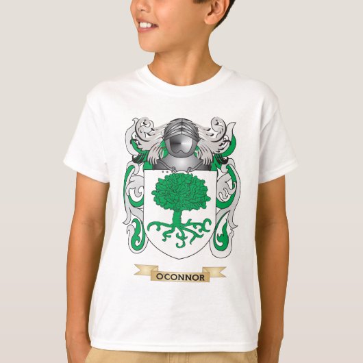 O'Connor Coat of Arms (gezinscrest) T-shirt (Voorkant)